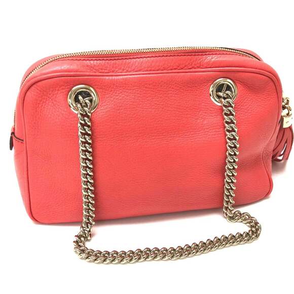 GUCCI Pink Leather Shoulder Bag - Picture 3 of 8